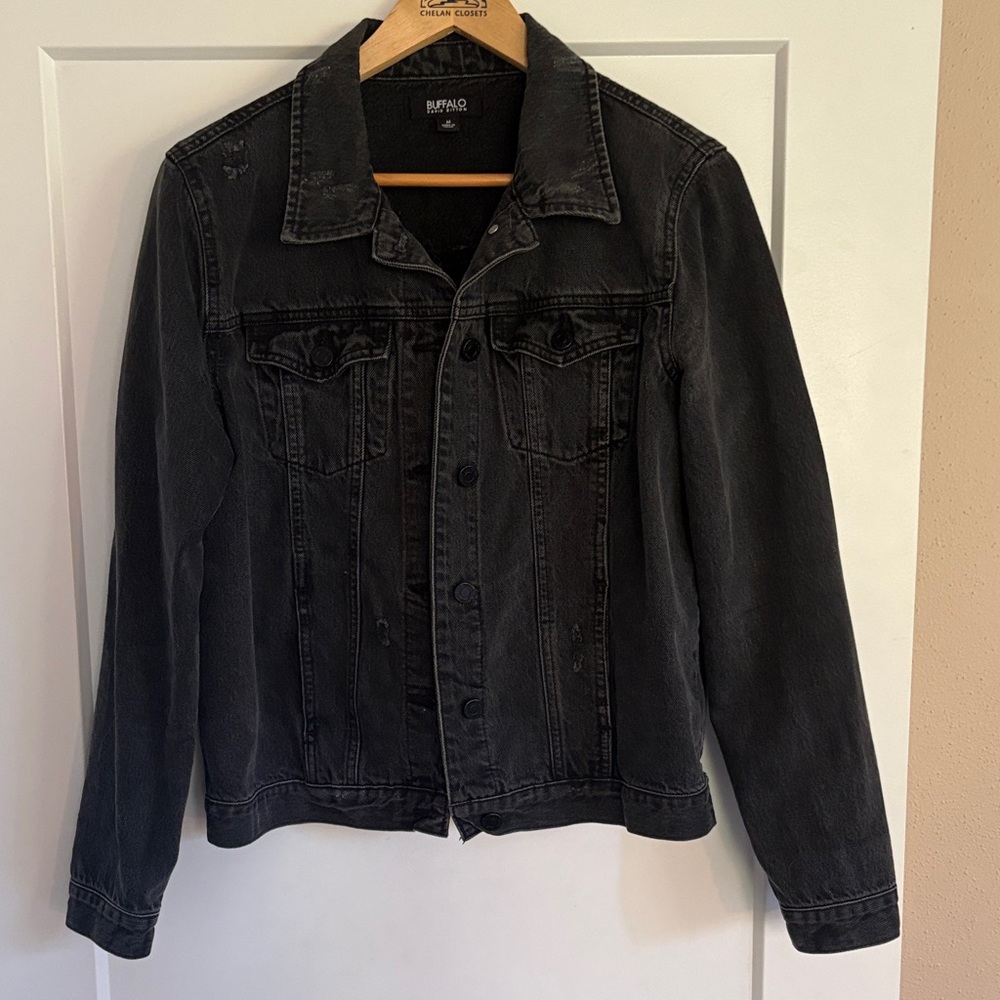 Buffalo David Bitton Charcoal Denim Jacket